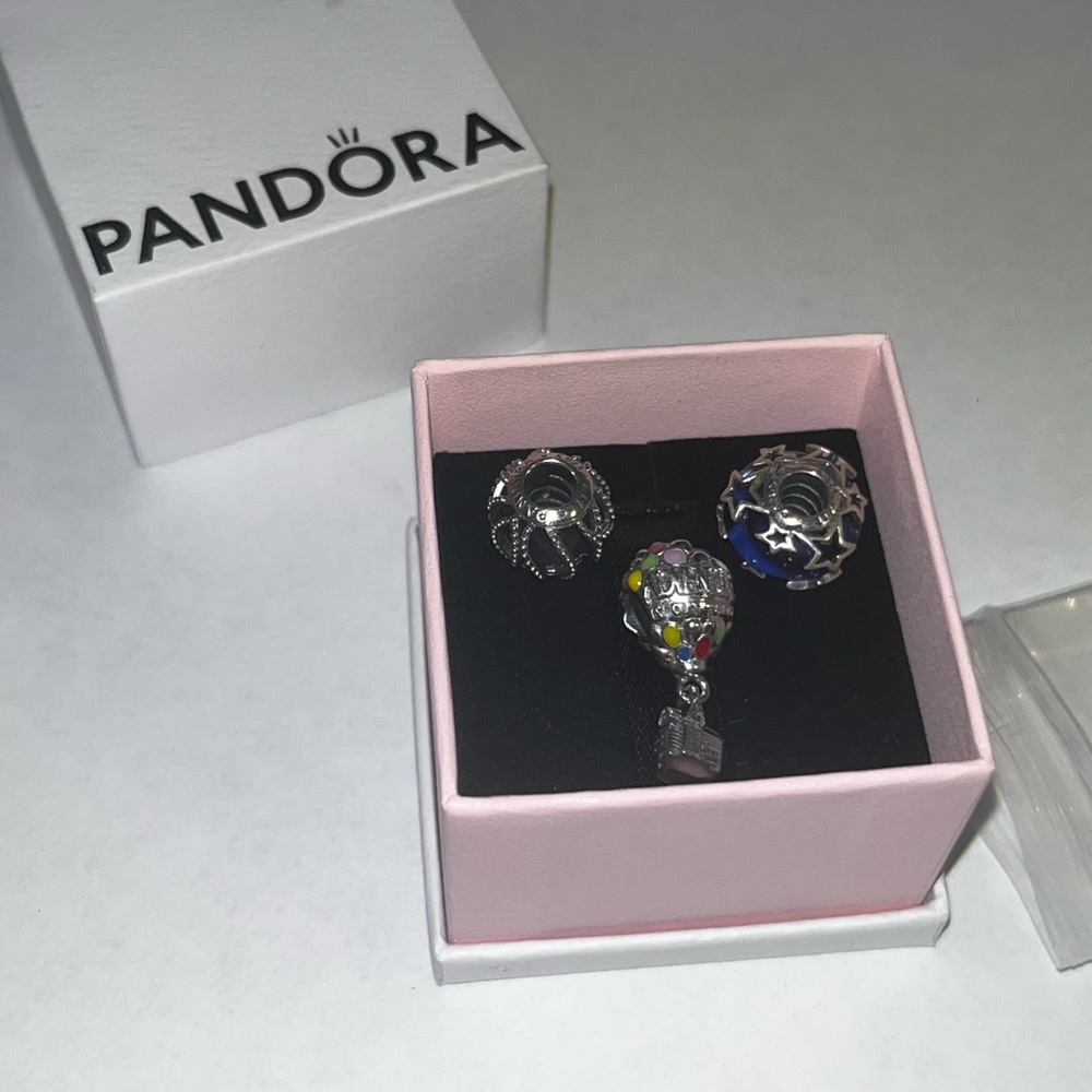 Set off 3 pandora charms all charms are brand new never worn.